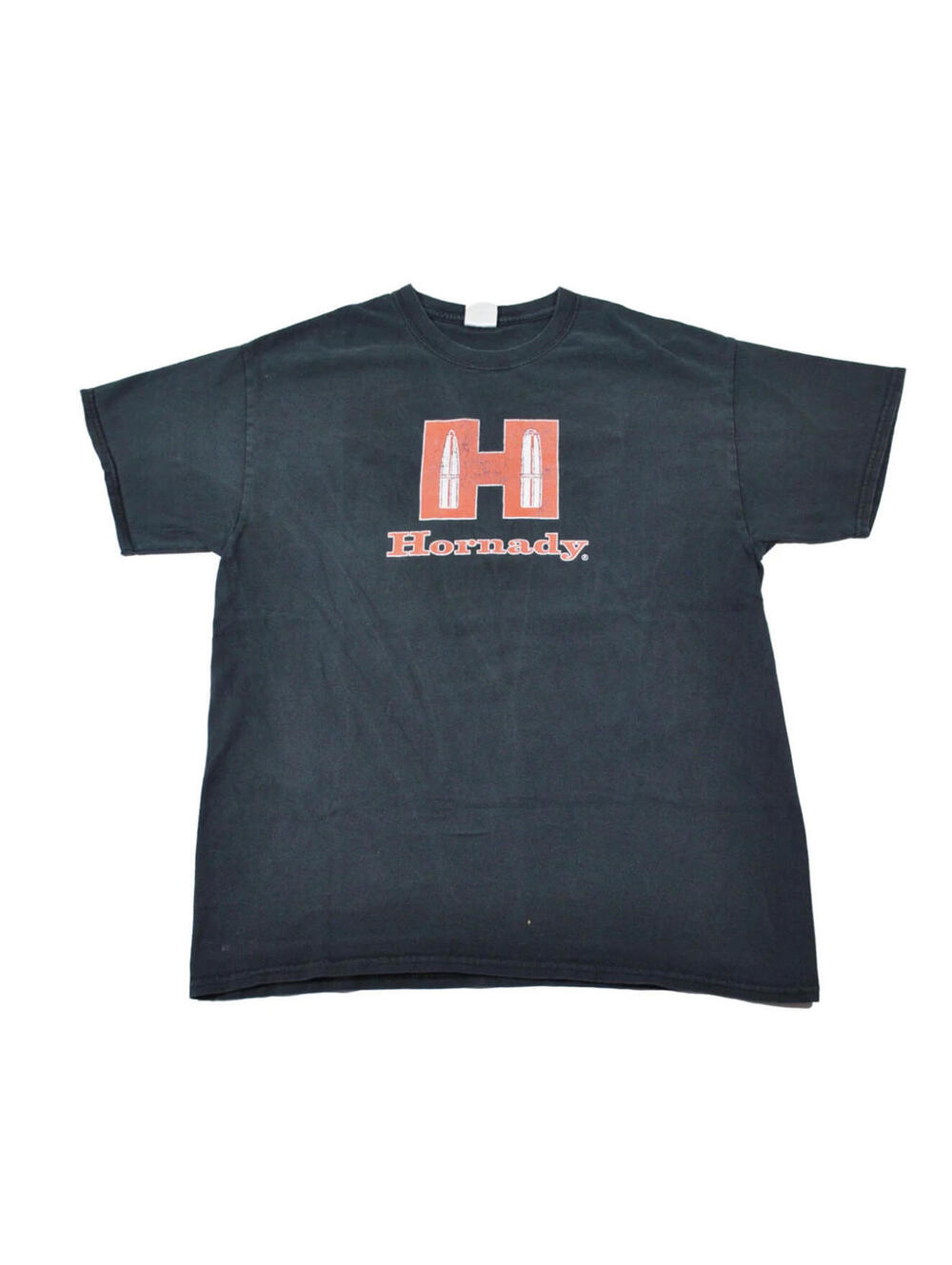 Vintage Hornady Ammo Hunting Guns Shotgun Black Shirt Size Large